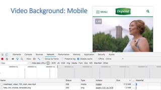 Video Background: Mobile
 