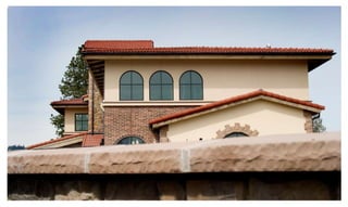 Tuscan inspired architecture