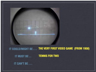 Images conference video games