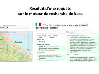 Résultat	d’une	requête	
sur	le	moteur	de	recherche	de	base	
 