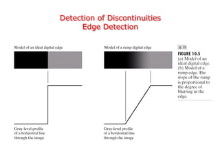 Detection of Discontinuities
Edge Detection
 