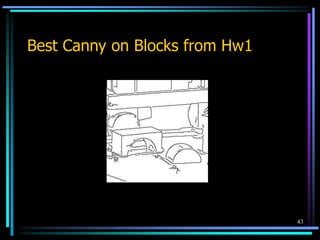 43
Best Canny on Blocks from Hw1
 