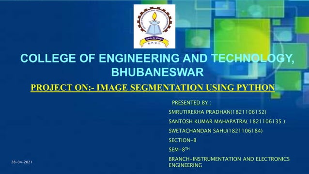 Image Segmentation Using PYTHON | PPT