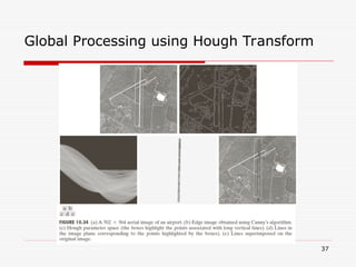 37
Global Processing using Hough Transform
 