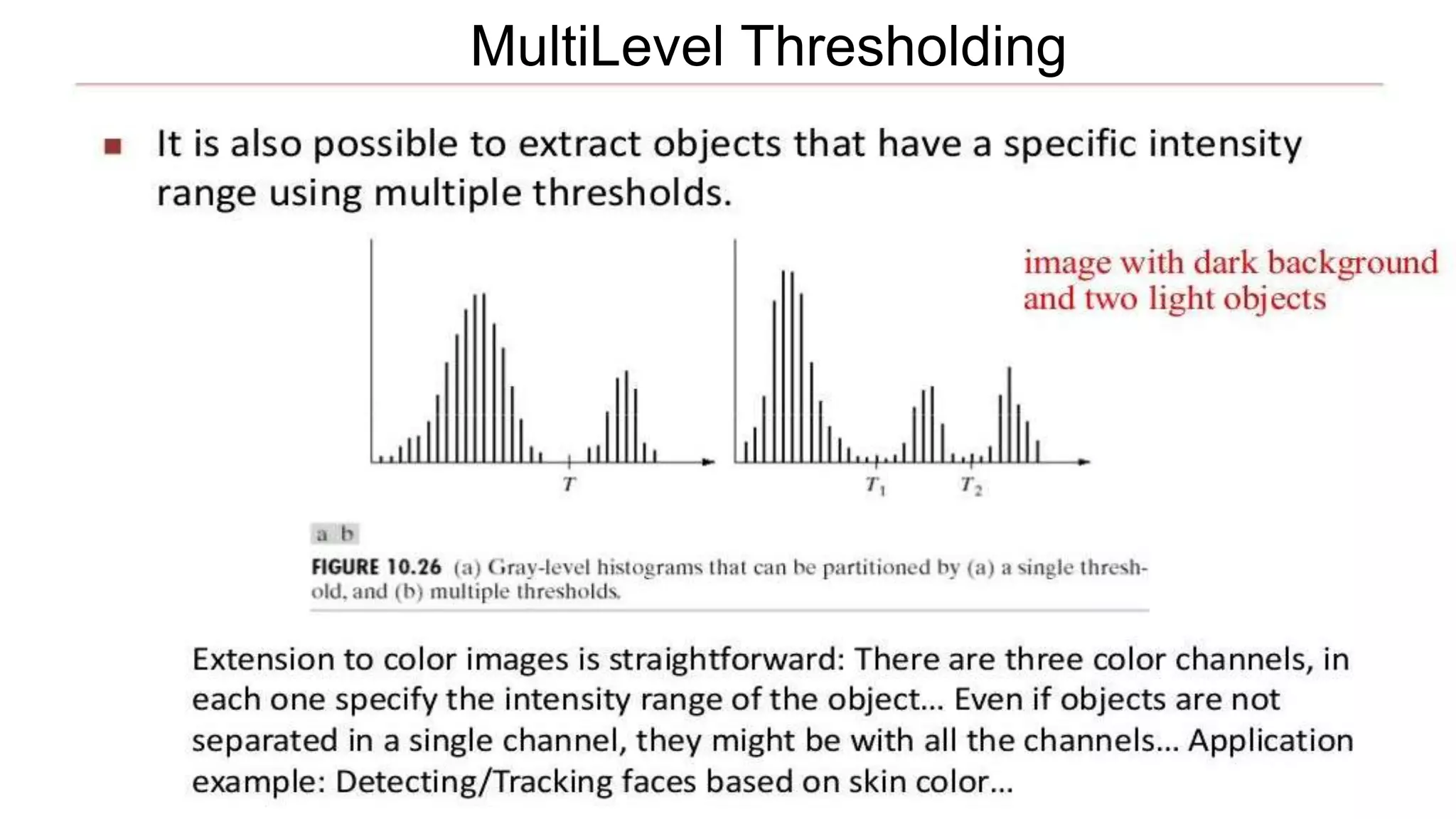 MultiLevel Thresholding 
