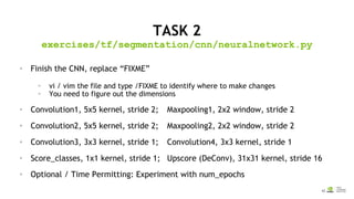 NVIDIA 深度學習教育機構 (DLI): Image segmentation with tensorflow | PDF