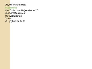 Drop in to our Office:
Imageselect
Van Zuylen van Neijeveltstraat 7
2242 AH Wassenaar
The Netherlands
Call us :
+31 (0)70 514 61 33
 
