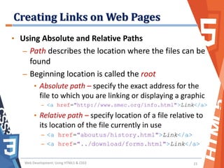 Images, lists and links | PDF