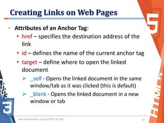 Images, lists and links | PPT