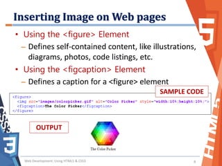 Html5 Image Insert Format Images, lists and links | PDF