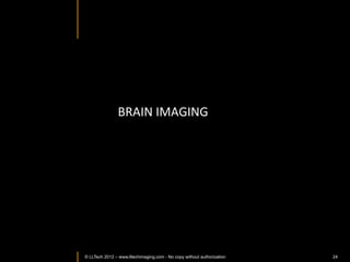 3D	
  reconstrucIon	
  from	
  en-­‐face	
  slicing	
  


    Epidermis	
  and	
  dermis	
  separated	
  by	
  sodium	
  bromide	
  

                               Epidermis	
                                                                           Dermis	
  
                         800	
  µm	
  x	
  800	
  µm	
                                                       800	
  µm	
  x	
  800	
  µm	
  




   Wrinkle	
       Stratum	
  corneum	
                    Stratum	
  spinosum	
     Dermal	
  papilla	
                 Collagen	
            Blood	
  vessel	
  




                                                                         50 µm                                                                          50 µm

                   Reconstructed	
  verIcal	
  slice	
                                               Reconstructed	
  verIcal	
  slice	
  


© LLTech 2012 © LLTECH 2011                                                                Courtesy of Hopitaux Universitaires de Genève, Genève, Switzerland
                                                                                                                                                          24
 