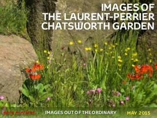 IMAGES OF
THE LAURENT-PERRIER
CHATSWORTH GARDEN
!
!
IMAGES OUT OF THE ORDINARY
 
gary marlowe MAY 2015
 