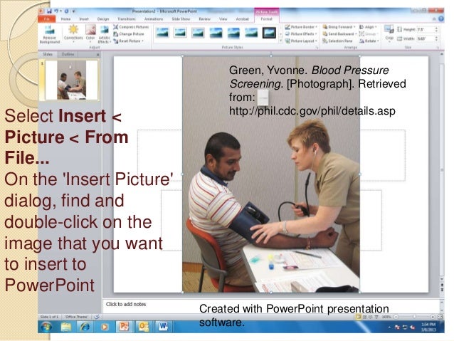 how to insert a citation into powerpoint