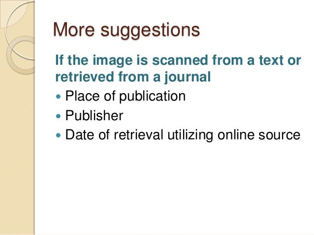 how to cite pictures in powerpoint