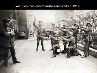 Exécution d'un communiste allemand en 1919 
 