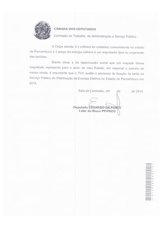 Requerimento de Eduardo da Fonte