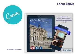 Format Facebook
Focus Canva
 