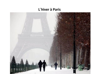 L`hiver à Paris
 