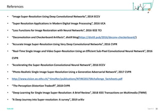 Single Image Super Resolution Overview | PDF