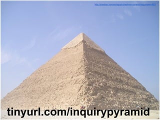 http://pixabay.com/en/egypt-chephren-pyramid-egyptians-483/

tinyurl.com/inquirypyramid

 