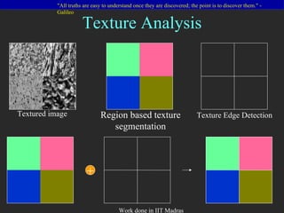 Image Texture Analysis | PPT