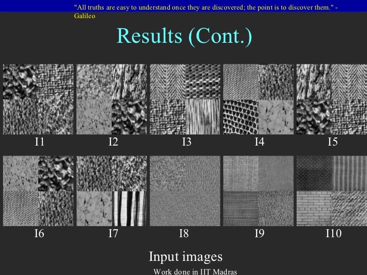 Image Texture Analysis