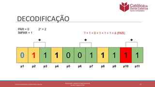 Matemática discreta: Código de Hamming