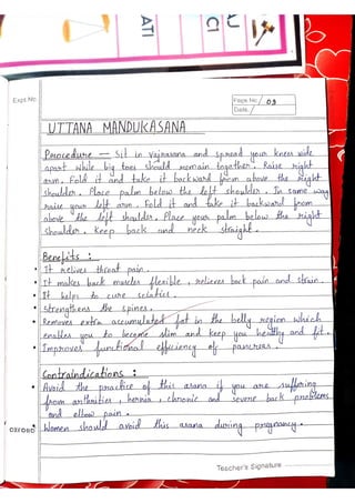 Physical education practical file all three | PDF