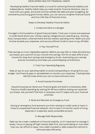 Ultimate guide to achieve financial stability