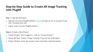 What is Augmented Reality Image Tracking | PPTX