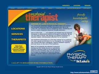 website
http://www.stlukesrehab.com/home.
 