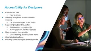 Improving Accessibility for Higher Education | PDF