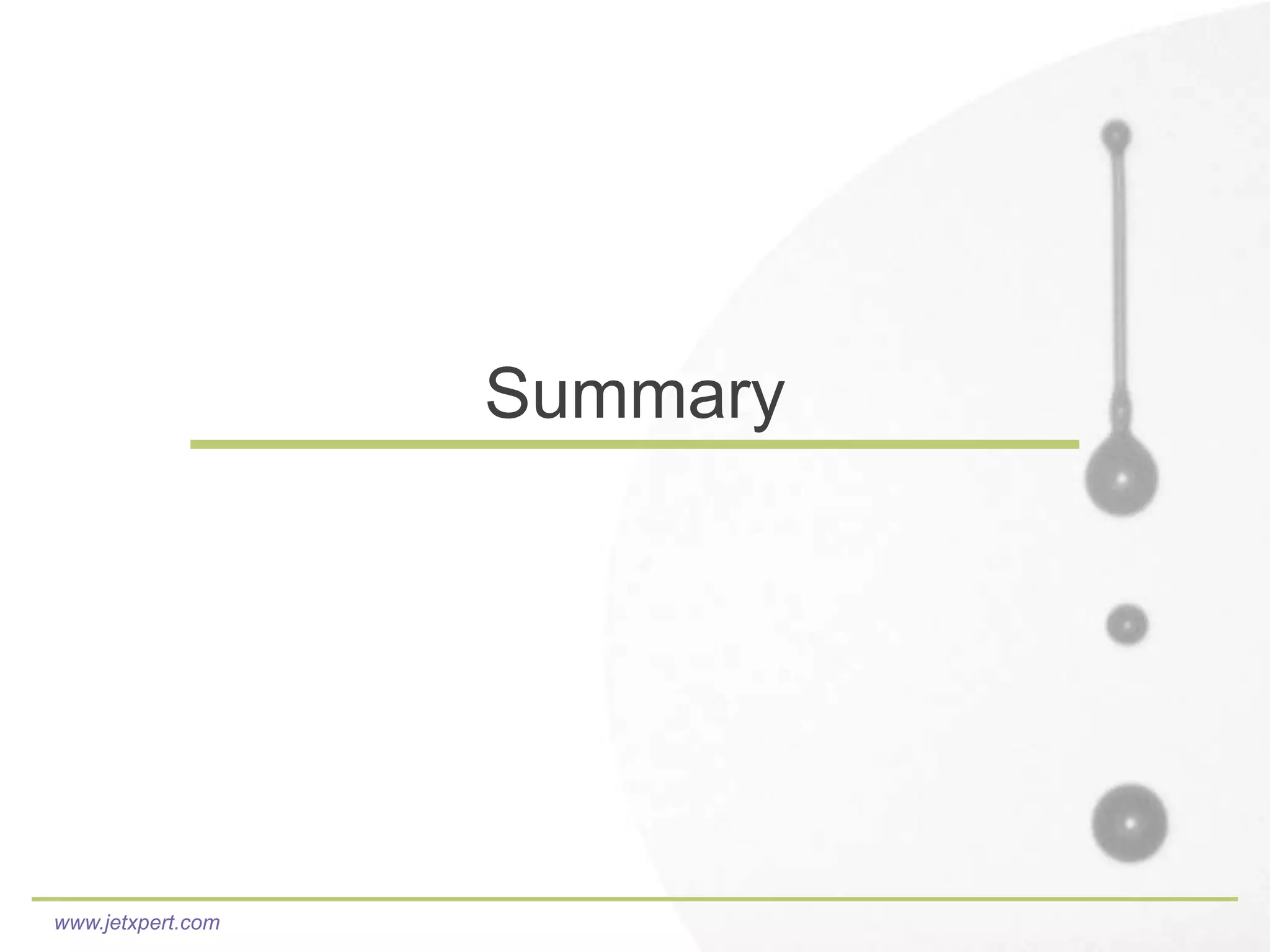 Summary




www.jetxpert.com
 