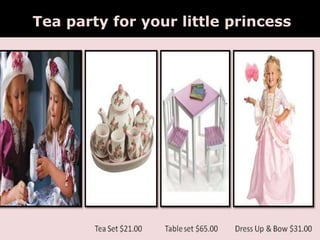 Tea party for your little princess 