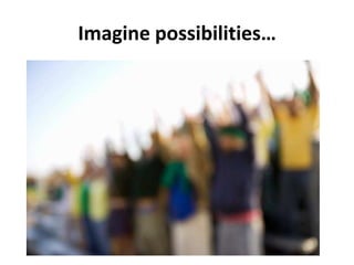 Imagine possibilities…
