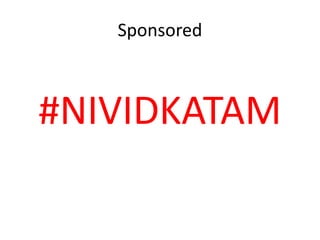 Sponsored
#NIVIDKATAM
 