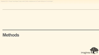 Copyright © 2011, Pramati Technologies Private Limited. Strictly Confidential and for Private Viewing only. Do not forward.




   Methods
 