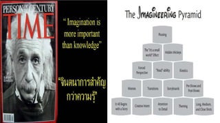 จินตนาการสําคัญกว่าความรู้
 