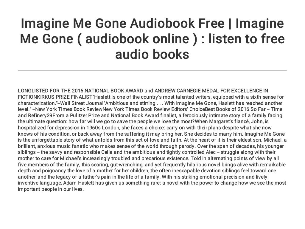 imagine me gone review imagine me gone review