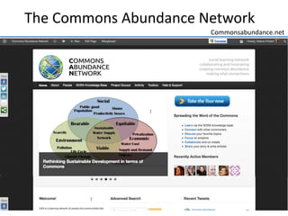 The	
  Commons	
  Abundance	
  Network	
  

Commonsabundance.net	
  

 