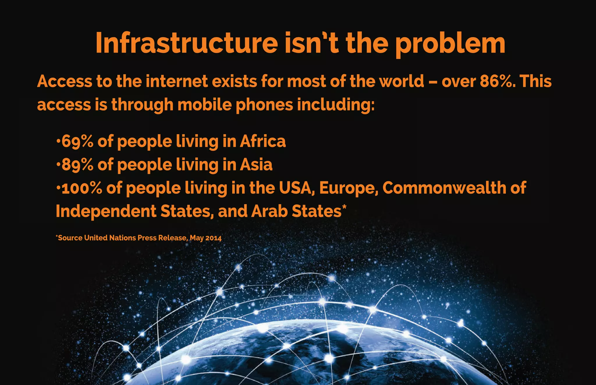 WHY?
Because they
do not have a font
in their language.
 