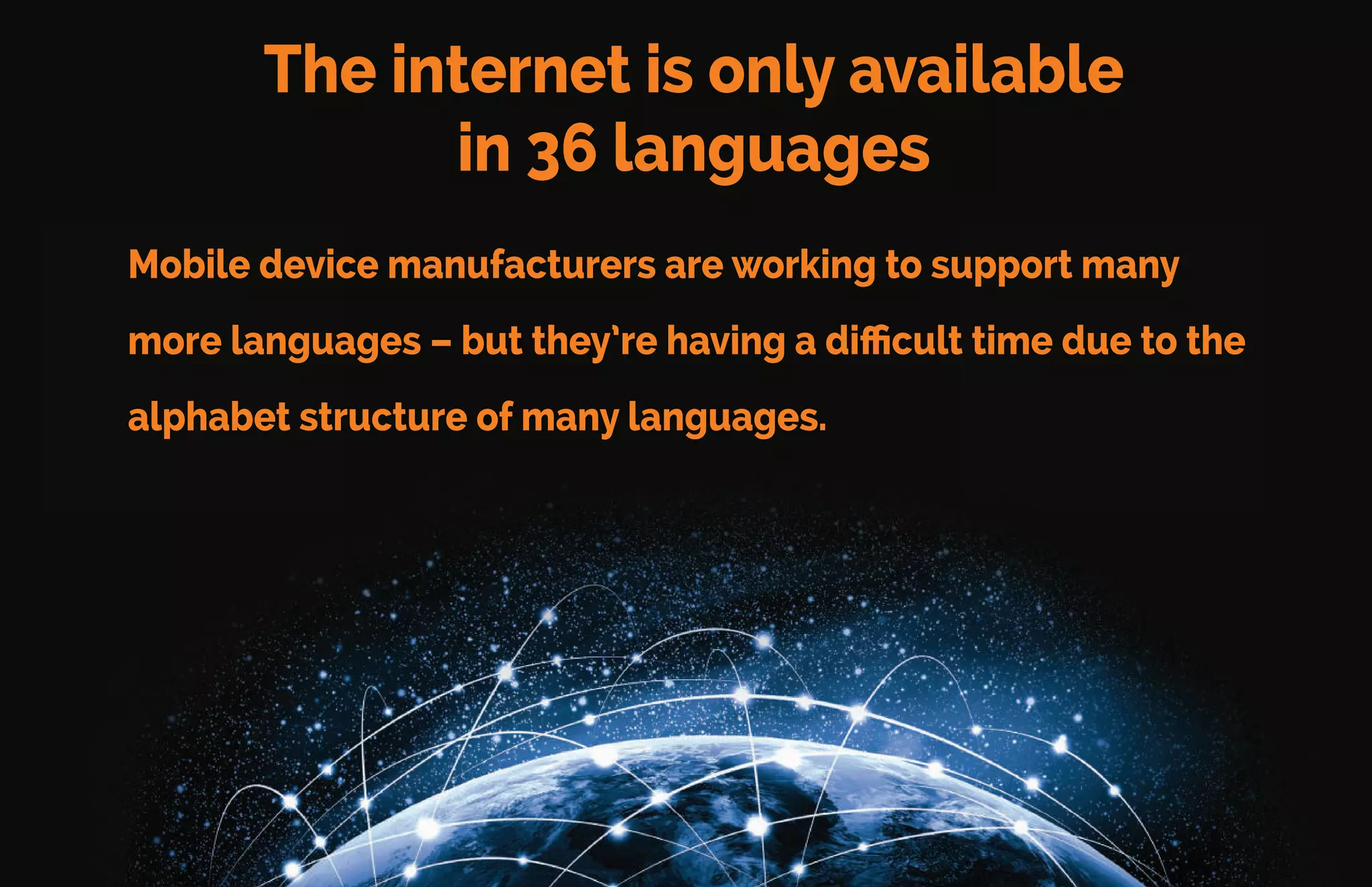 Thereareover4,000languagesintheworld.
ndia has o cia an ua es with about sub- an ua es
China has main an ua es and dia ects
• rica has an ua e ami ieswith o er actua an ua es
Examples:
 