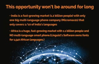 Imagine your company
opening up the internet
to truly become
the
world-wide web.
 