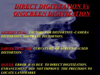 Dangle Digitization Error IMAGING.ppt wonderful presentation new ppt | PPT
