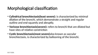 Radiology of airway disease(bronchiectasis | PPTX
