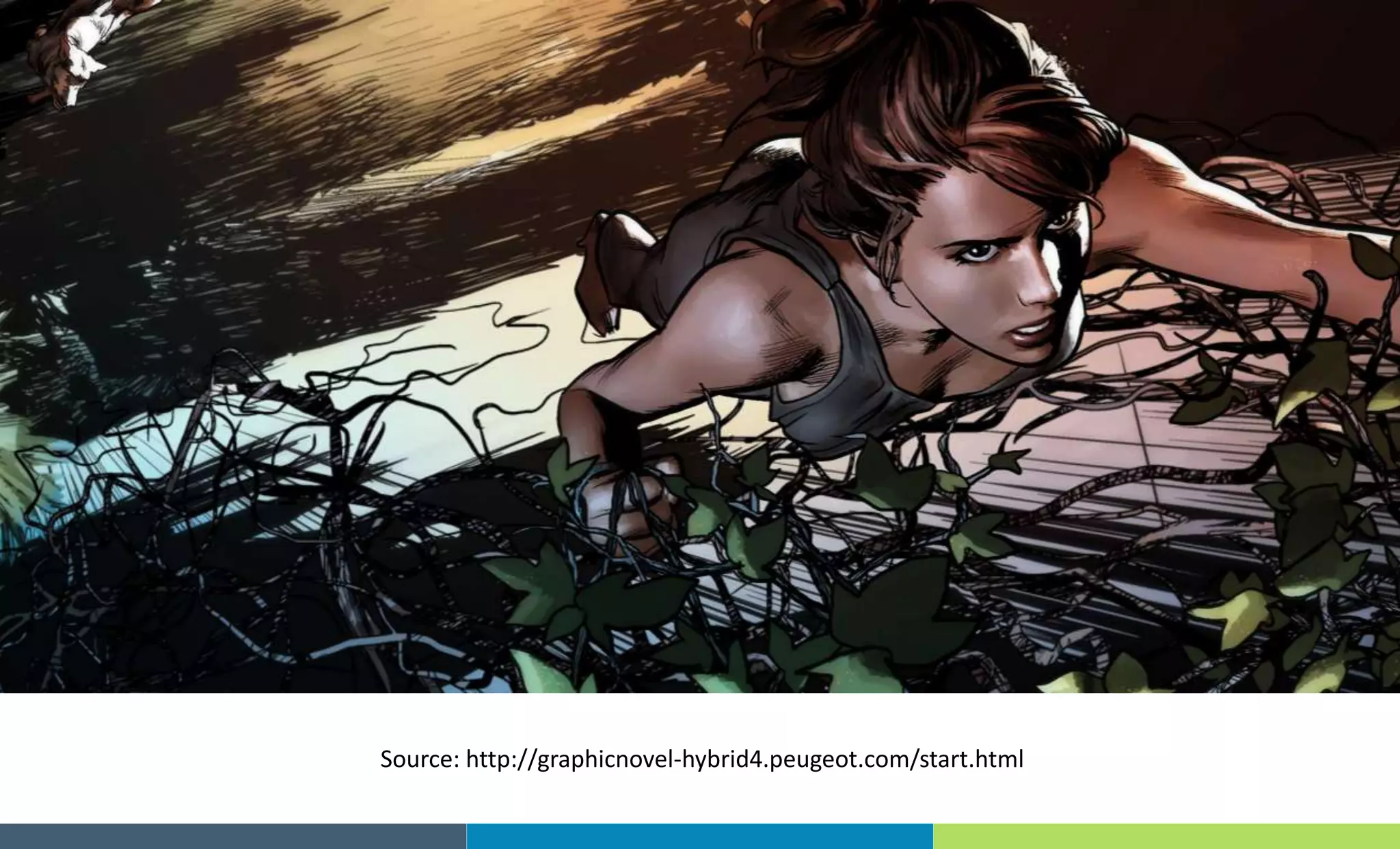 Source: http://graphicnovel-hybrid4.peugeot.com/start.html
 