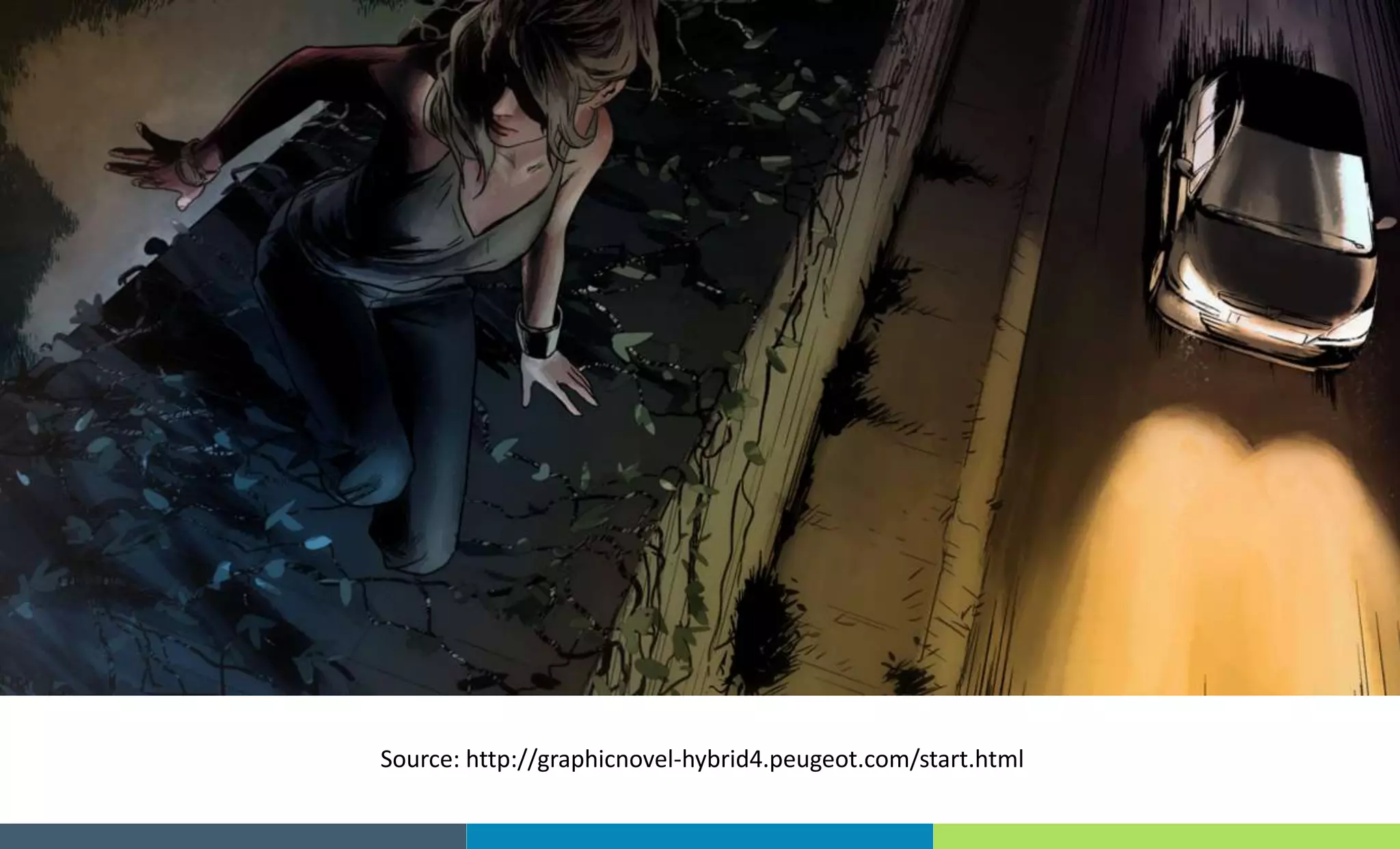 Source: http://graphicnovel-hybrid4.peugeot.com/start.html
 