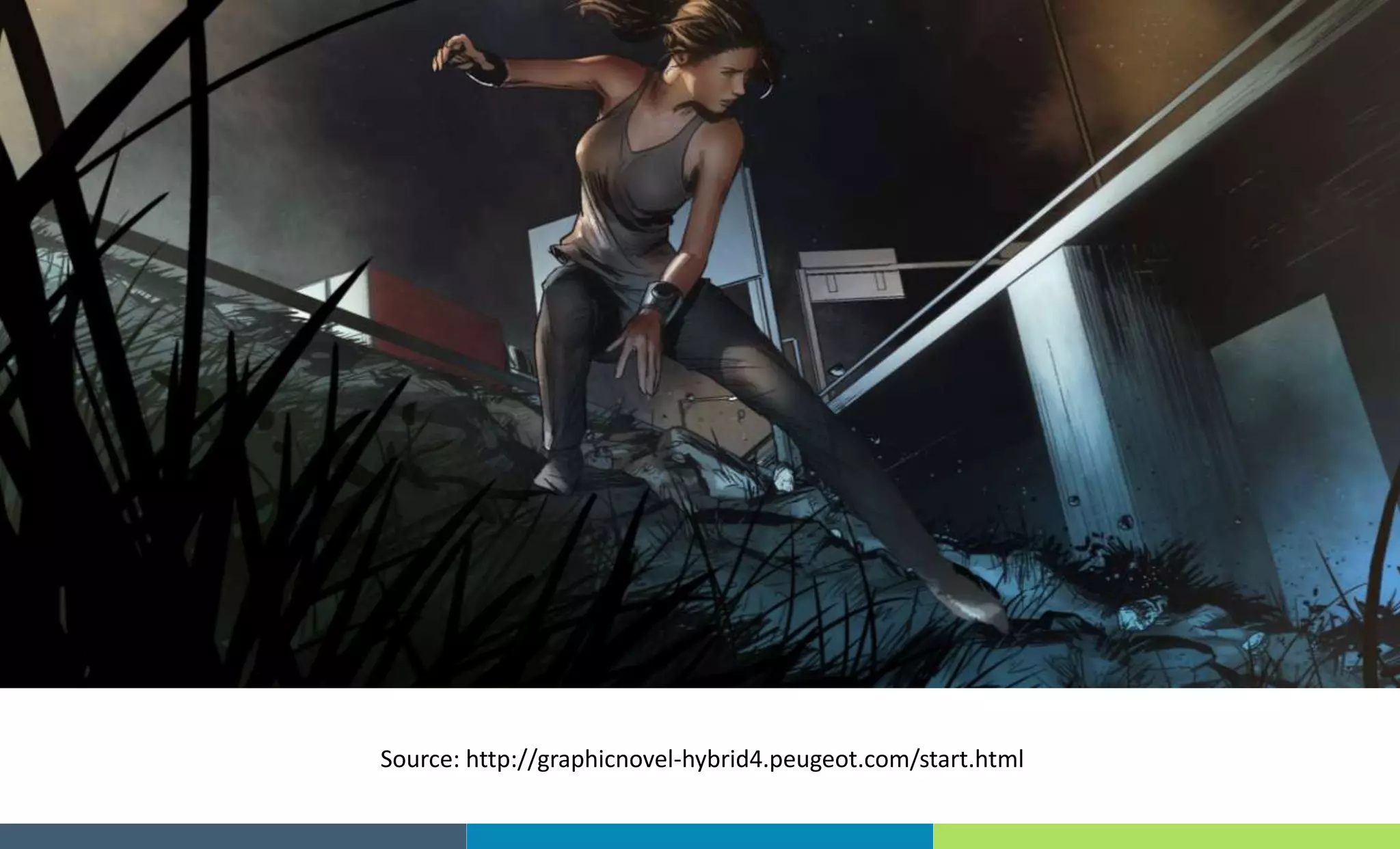 Source: http://graphicnovel-hybrid4.peugeot.com/start.html
 