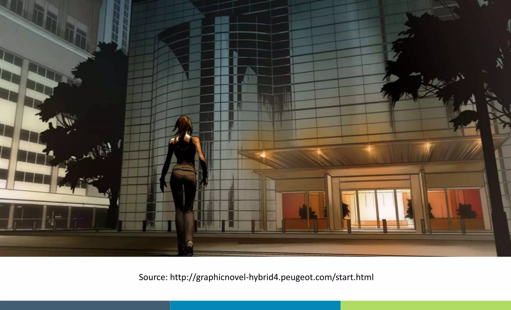 Source: http://graphicnovel-hybrid4.peugeot.com/start.html
 