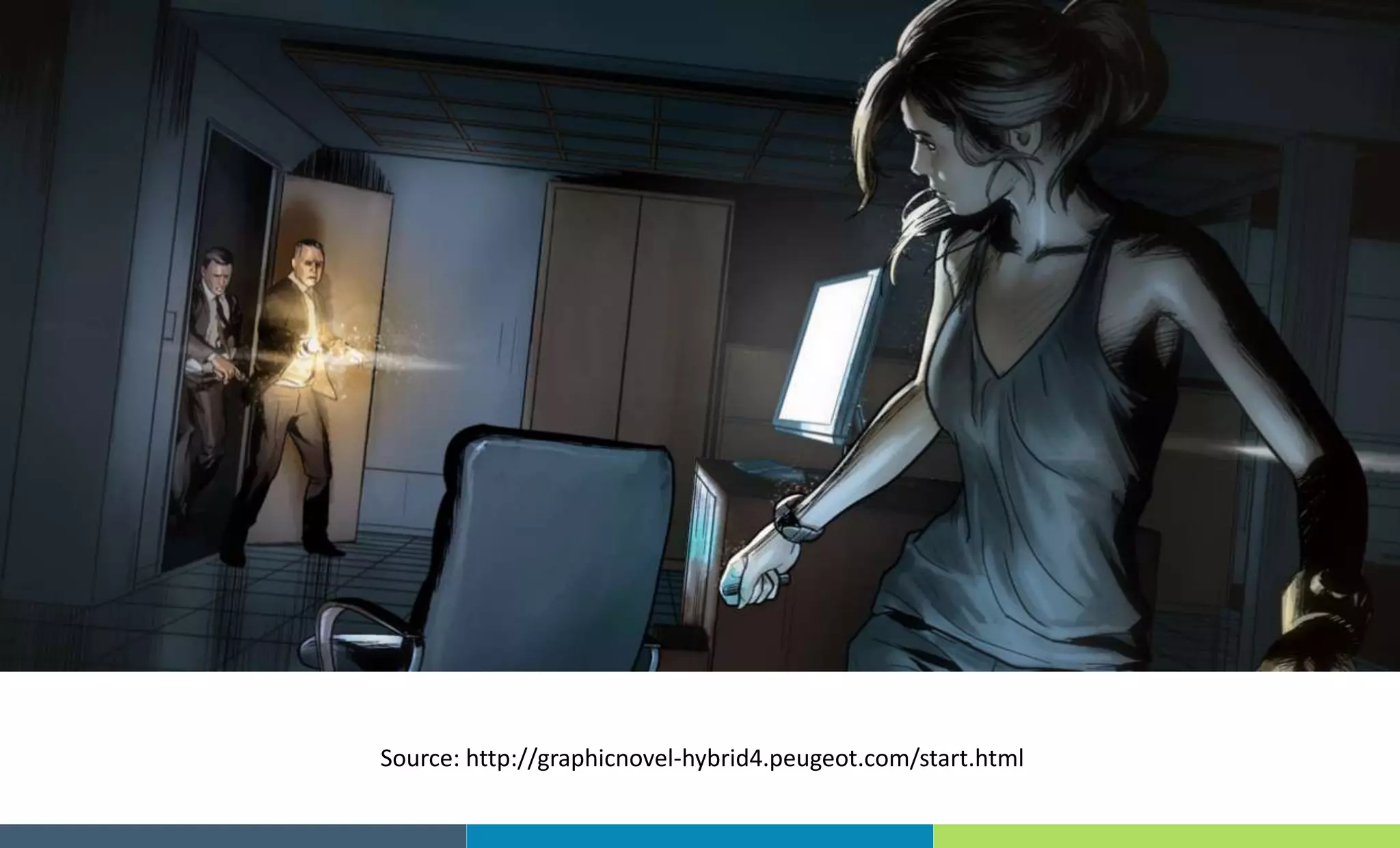 Source: http://graphicnovel-hybrid4.peugeot.com/start.html
 